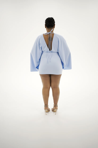 Alexa Mini Dress - Blue Raspberry